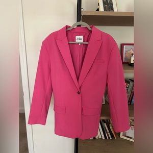 Zara pink blazer
